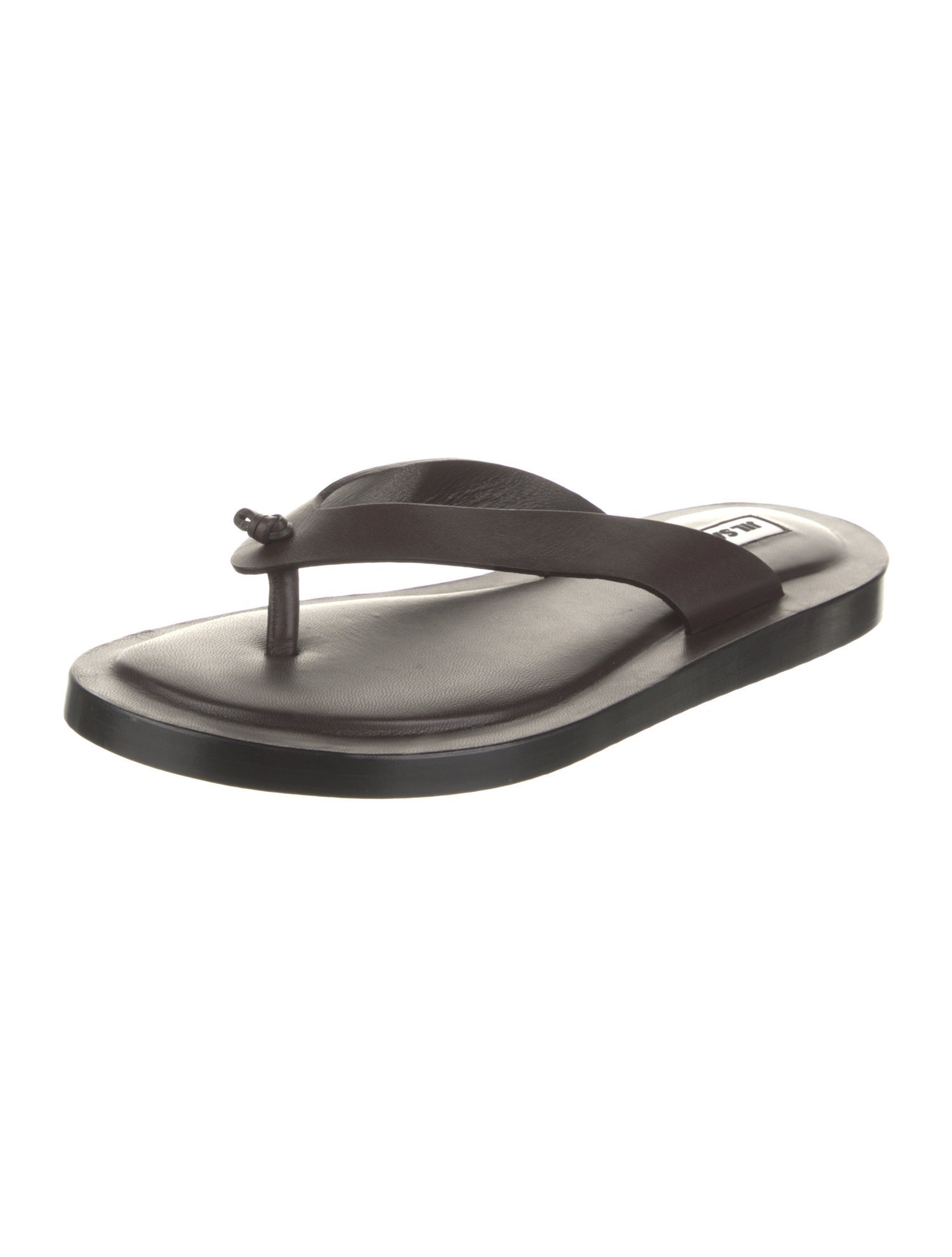 Jil Sander Leather Flip Flops w/ Tags