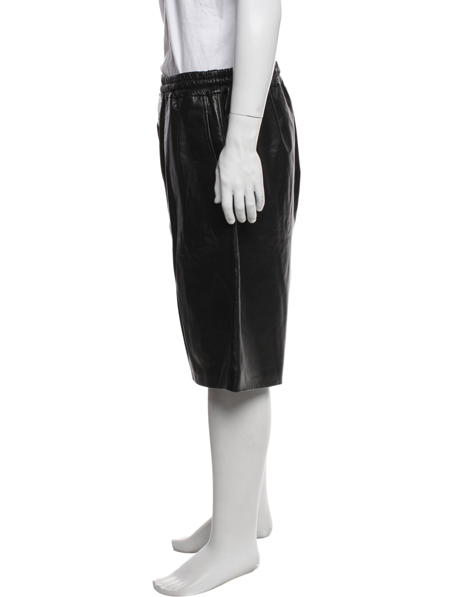 Jil Sander Leather Jogger Shorts
