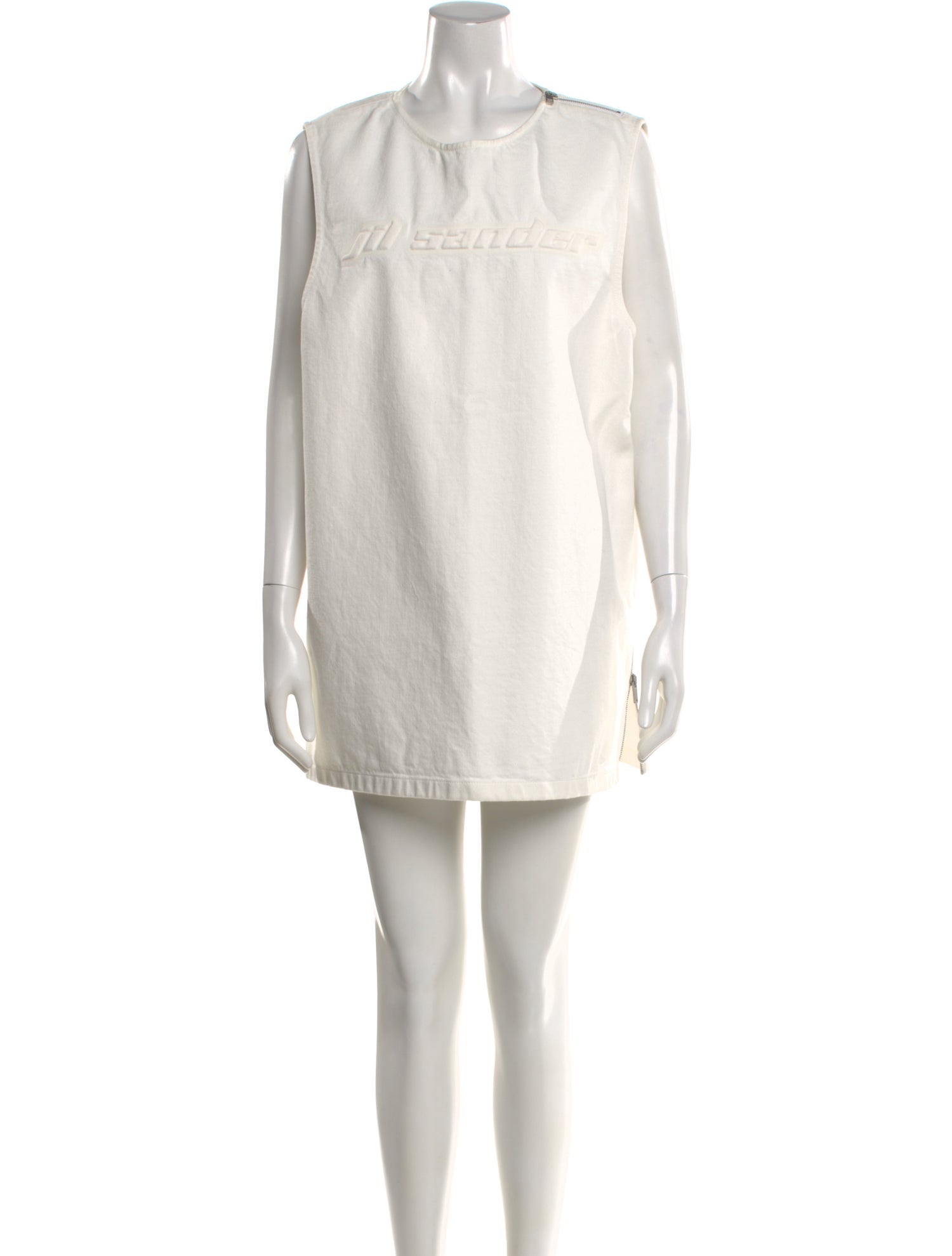 Jil Sander Crew Neck Mini Dress w/ Tags