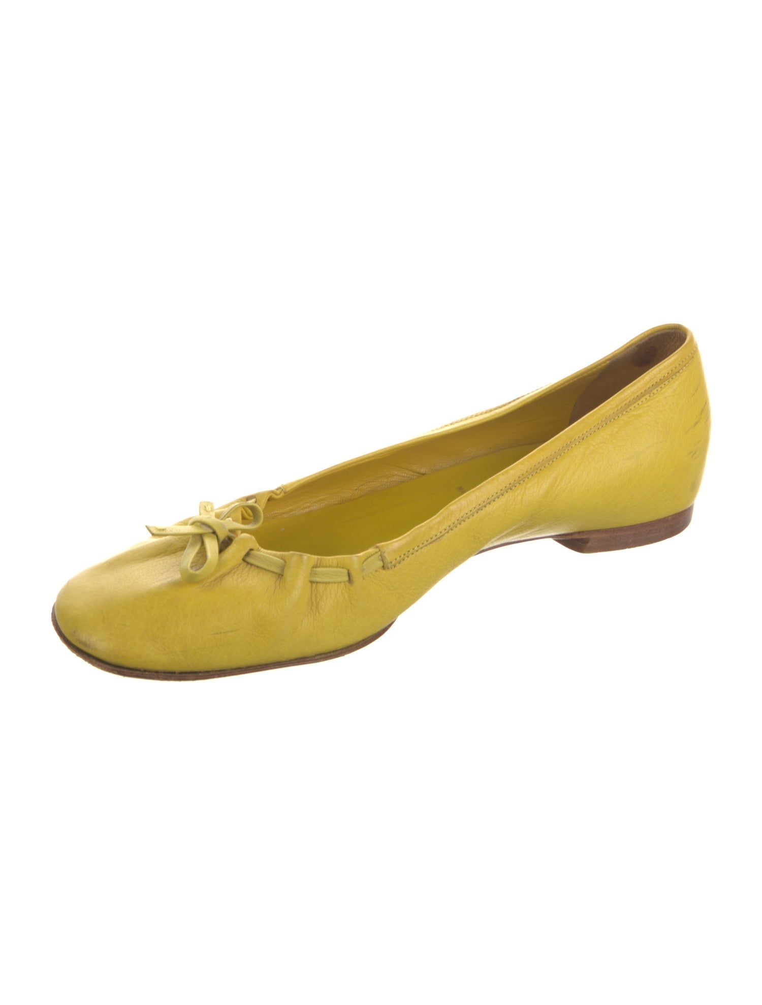 Jil Sander Leather Ballet Flats