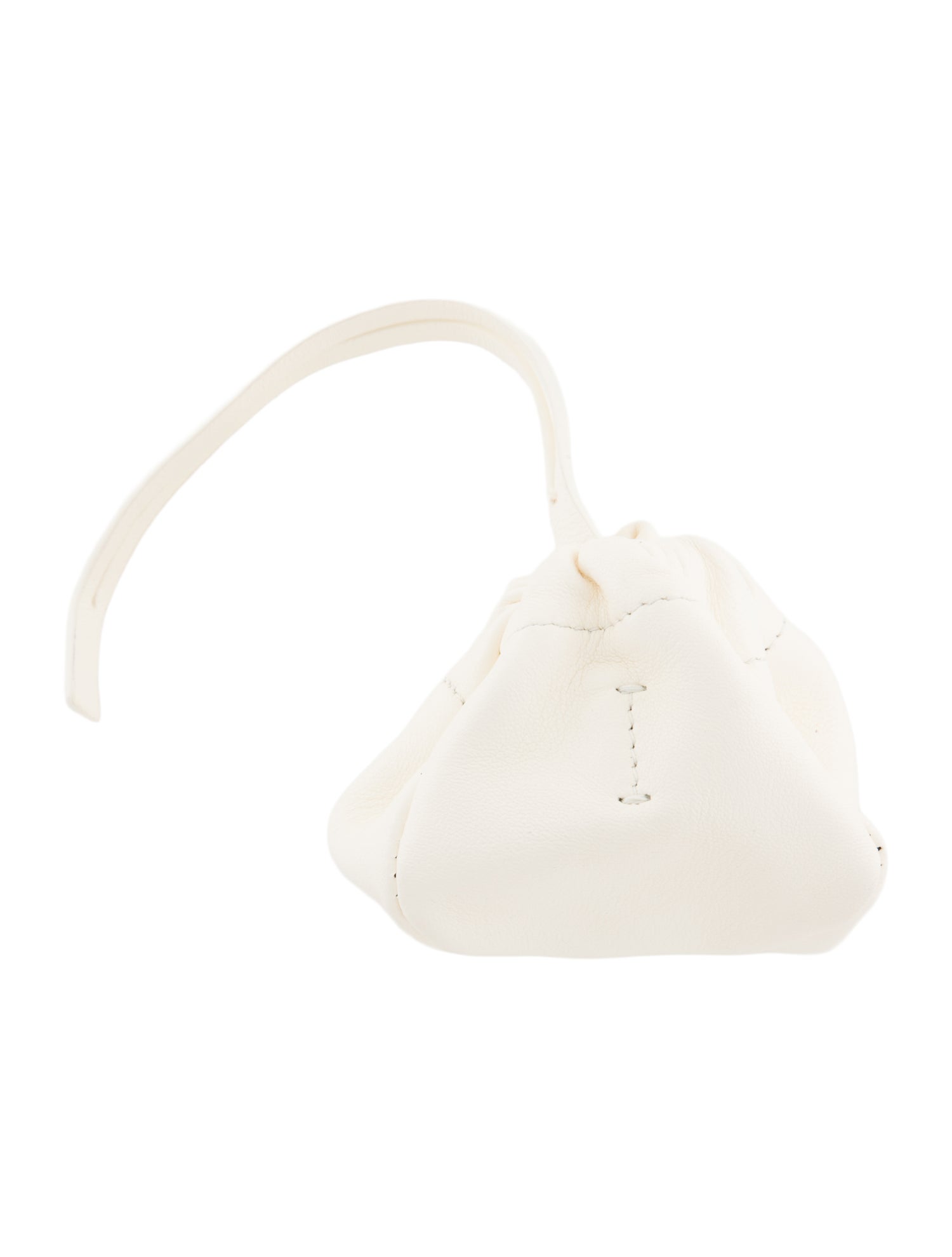 k*e様 美品 JIL SANDER ALEM Drawstring trous Jil Sander Mini Drawstring Leather Pouch Bag Accessory - Neutrals
