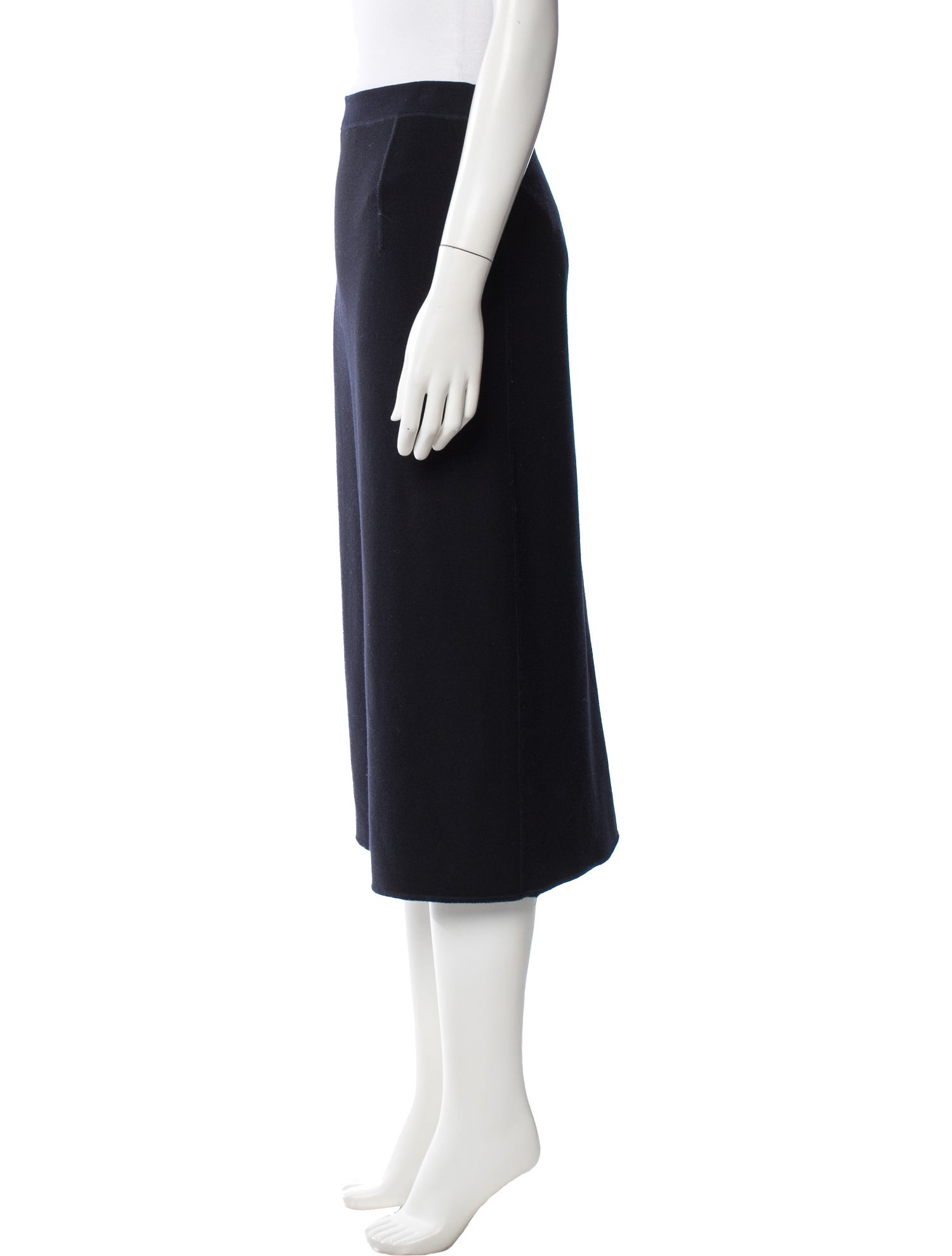Jil Sander Virgin Wool Midi Length Skirt