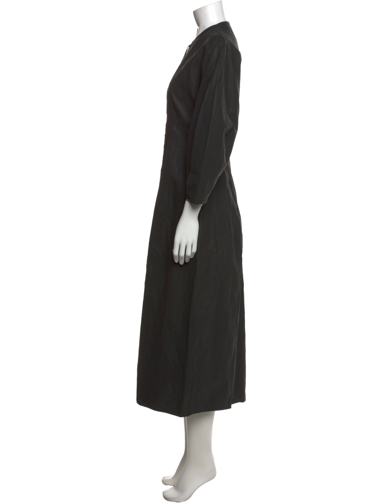 jil sander linen dress Shirt Dress for Female - Optic White - Size 40 - Made in Italy