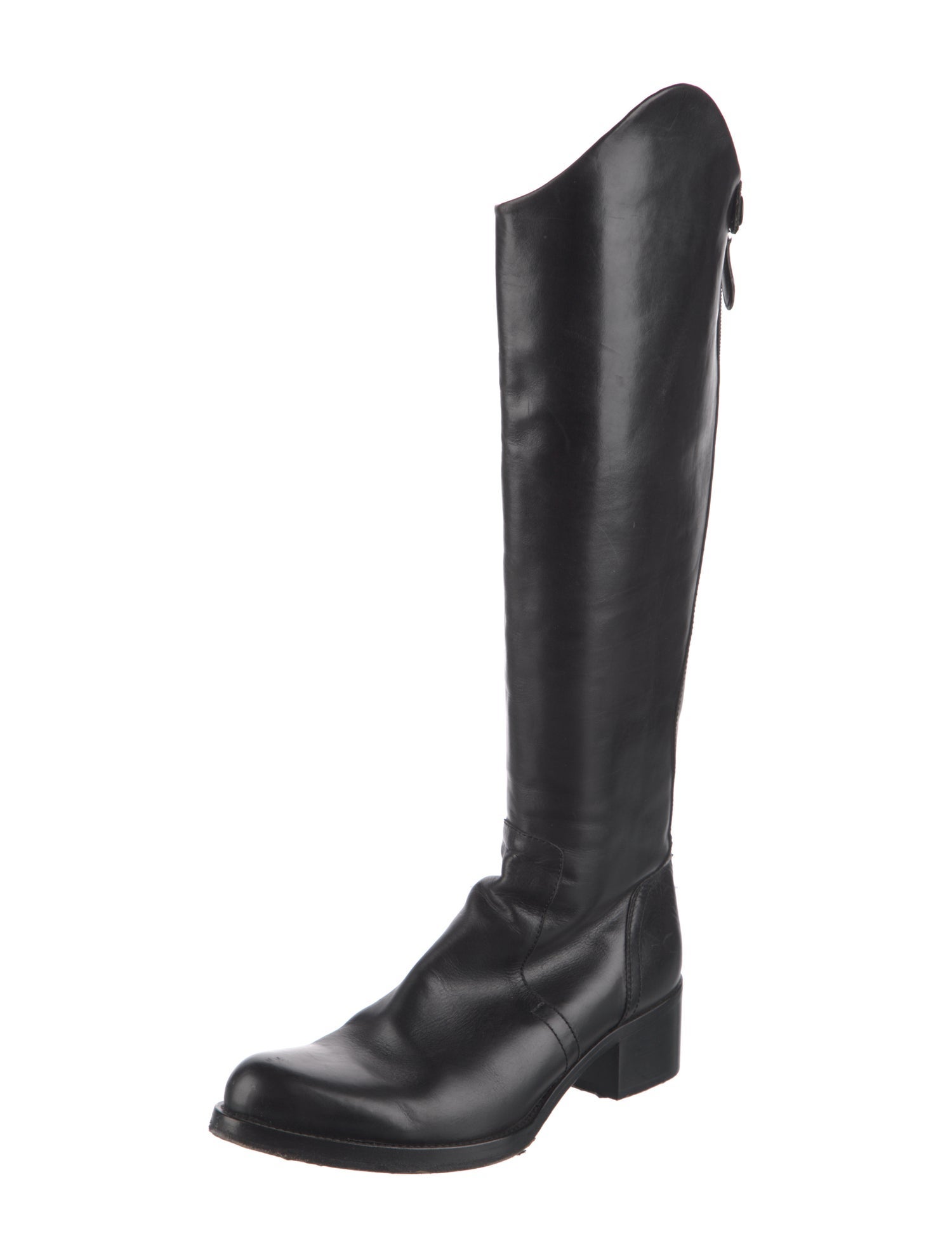Jil Sander Leather Riding Boots
