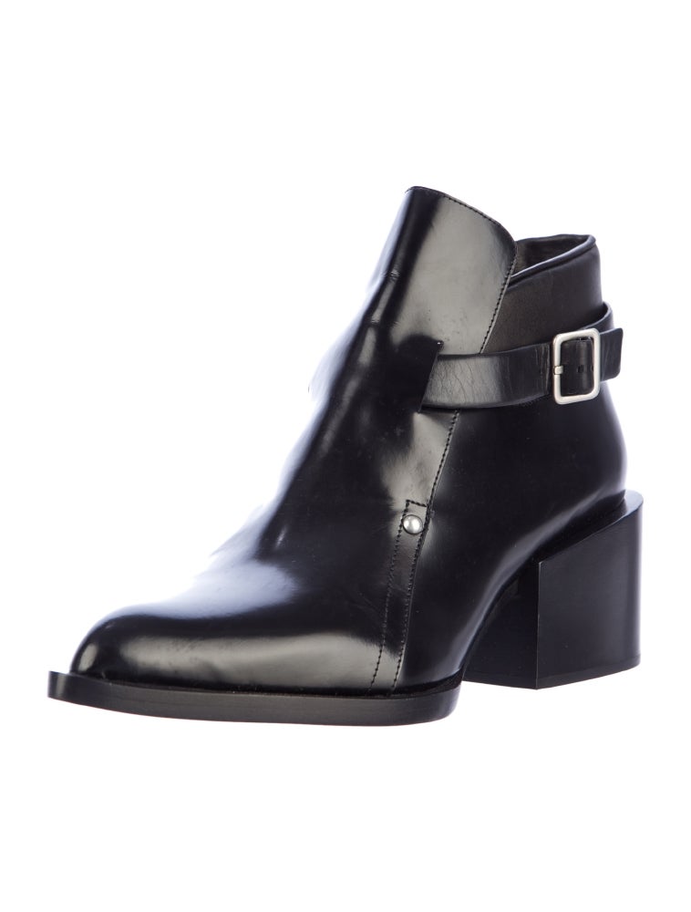 Jil Sander Buckle Ankle Boots