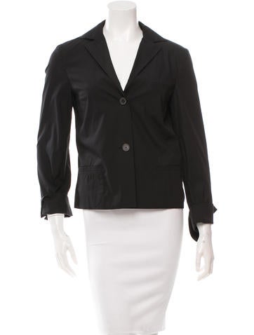Jil Sander Notch Lapel Two-Button Jacket