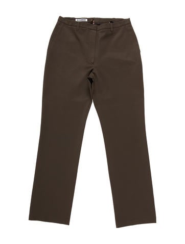 Jil Sander Mid-Rise Straight-Leg Pants