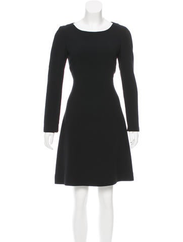 Jil Sander Wool A-Line Dress