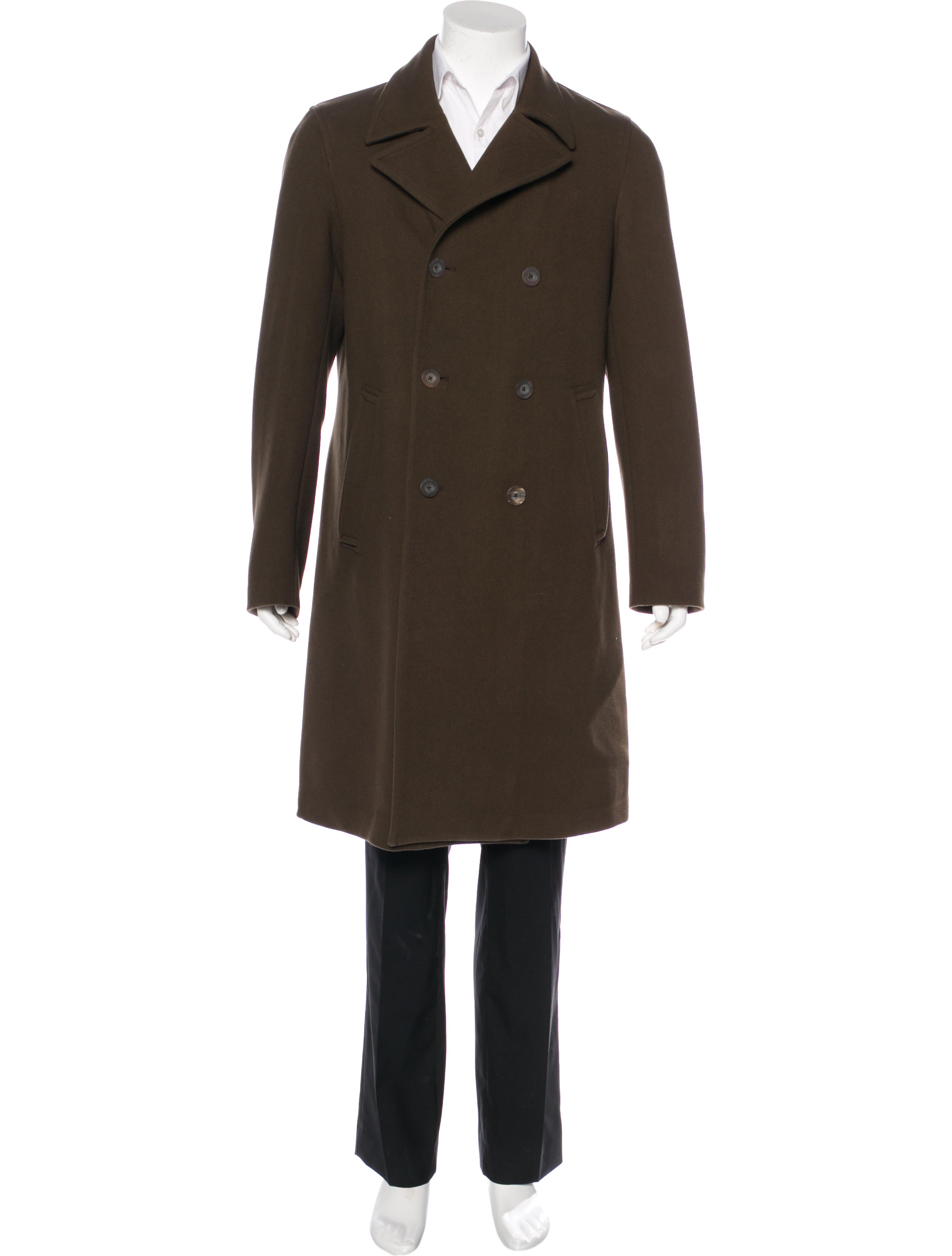 Jil Sander Wool Double-Breasted Coat