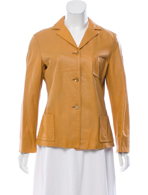 Jil Sander Leather Blazer