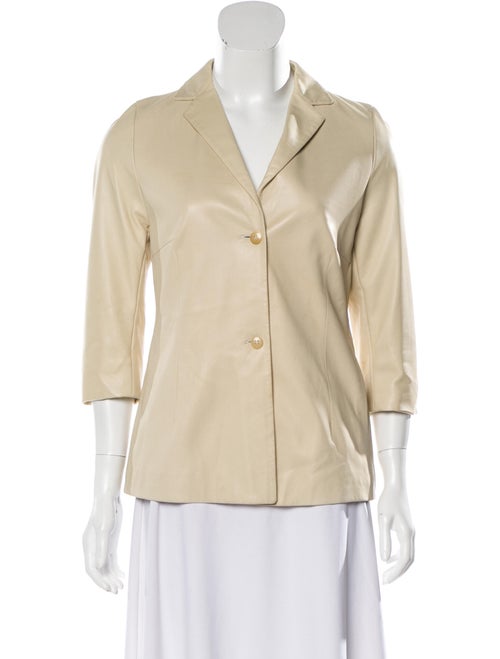 Jil Sander Leather Blazer
