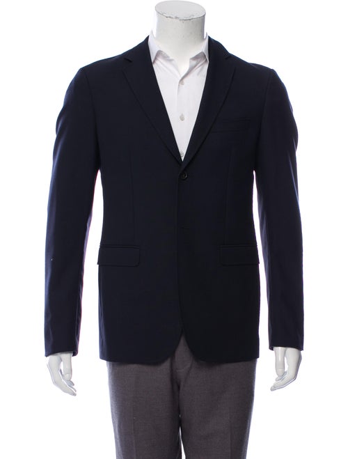 Jil Sander Wool Notch-Lapel Blazer navy