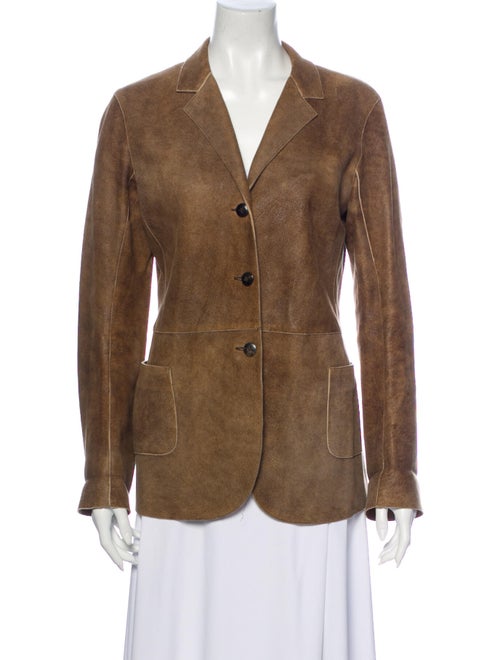 Jil Sander Leather Blazer