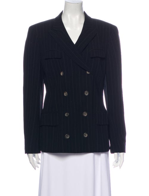 Jil Sander Striped Blazer Black