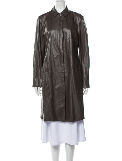 Jil Sander Trench Coat Brown