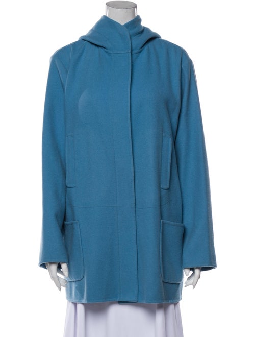 Jil Sander Cashmere Coat Blue
