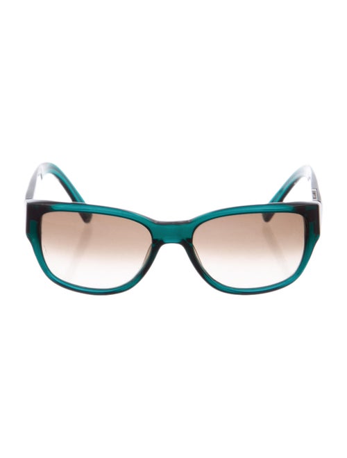 Jil Sander Tinted Square Sunglasses Green