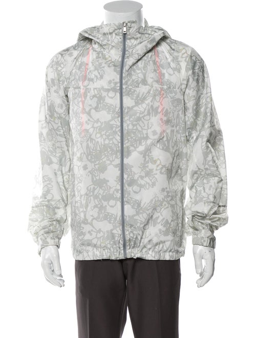 Jil Sander Graphic Print Jacket Grey