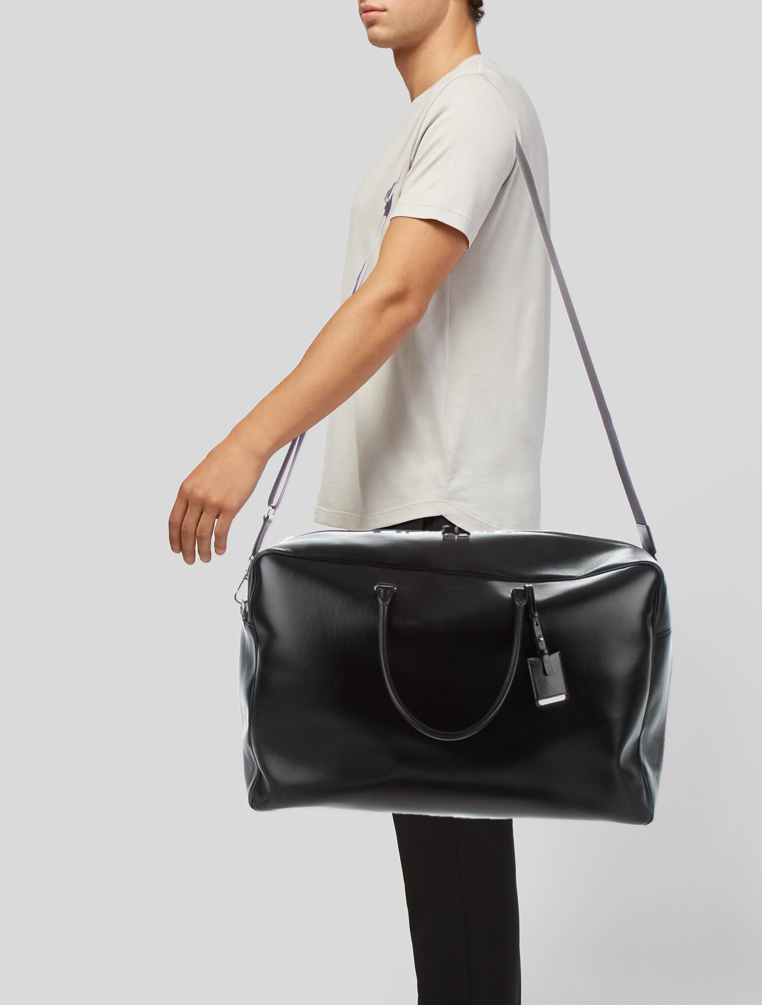 Jil Sander J-Vision Leather Weekender - Black Weekenders, Bags