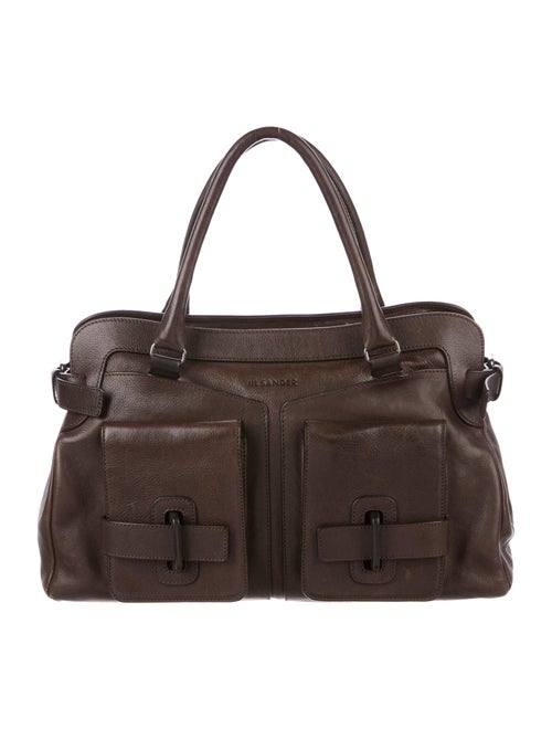 Jil Sander Leather Tote Brown