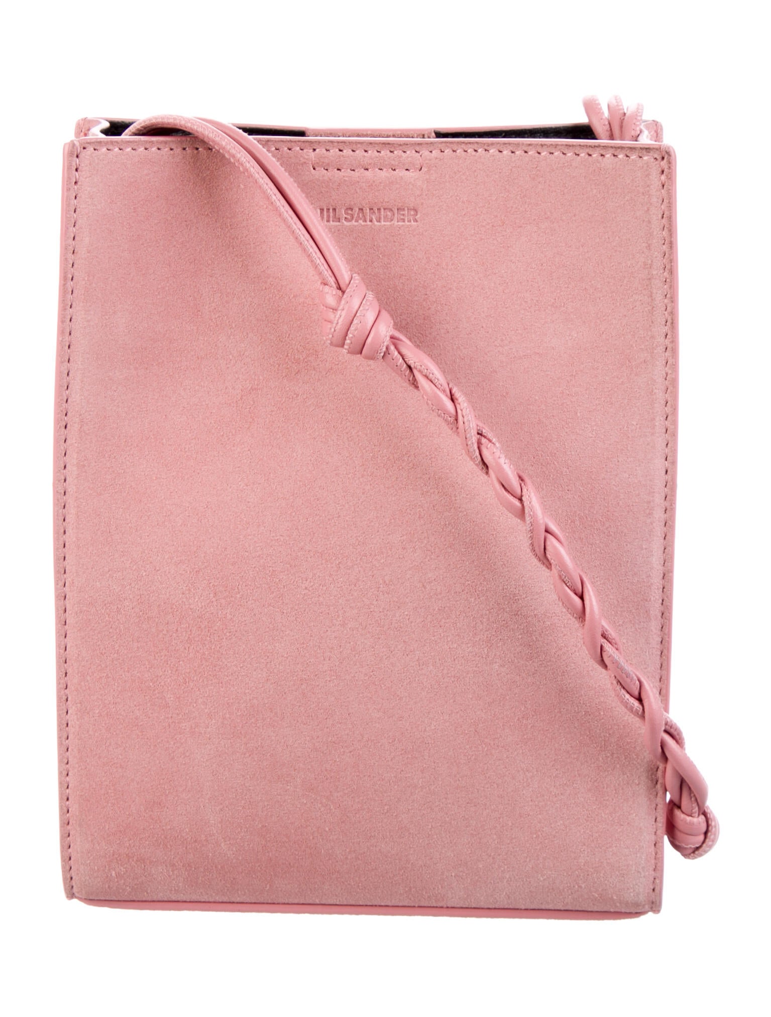 ショルダーバッグ・ポシェット Jil Sander Pink Leather Tangle Shoulder Bag Jil Sander Tangle Calfskin Shoulder Bag (Shoulder bags