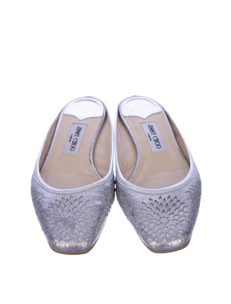 Jimmy Choo Glitter Mules