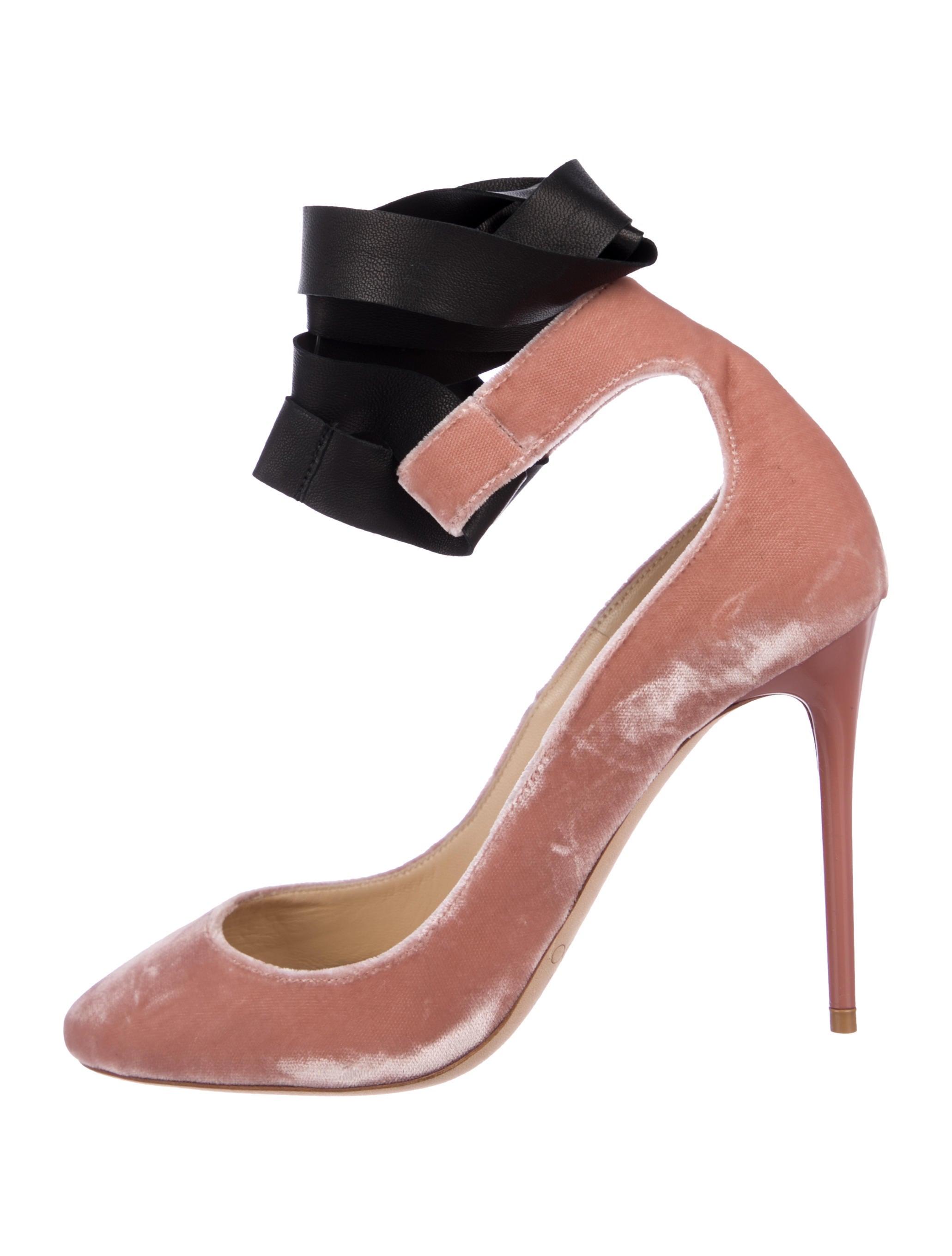 jimmy choo embellished velvet pumps - shoes - jim102379 | the