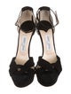 Jimmy Choo Suede Platform Sandals