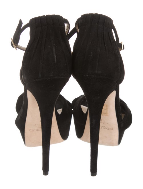 Jimmy Choo Suede Platform Sandals