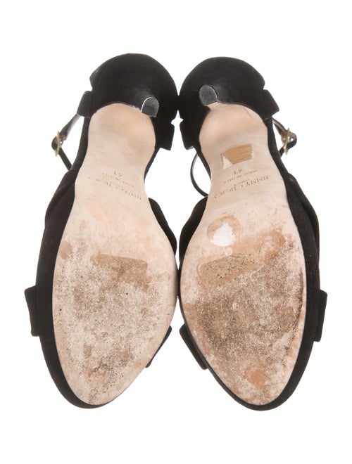 Jimmy Choo Suede Platform Sandals
