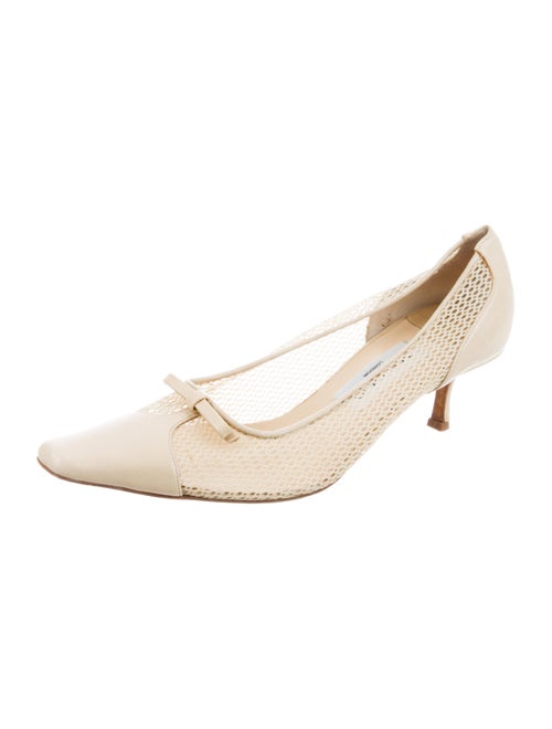 Jimmy Choo Netted Pointed-Toe Pumps
