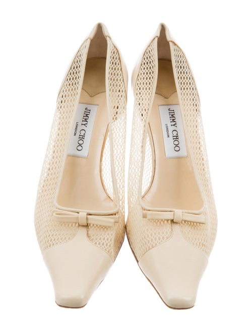 Jimmy Choo Netted Pointed-Toe Pumps