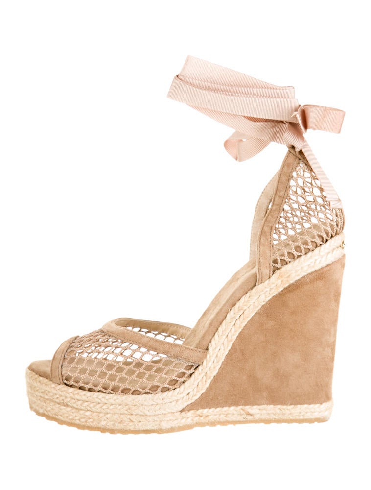 Jimmy Choo Espadrille Wedges - Shoes - JIM11417 | The RealReal