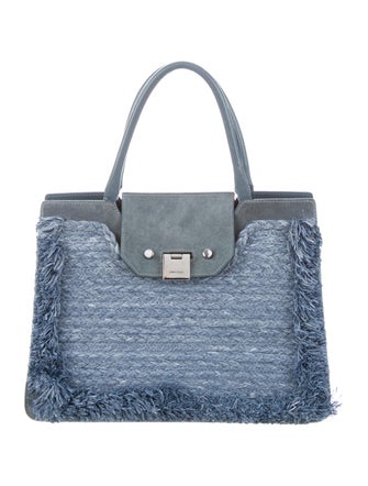 Jimmy Choo Raffia Rebel Tote