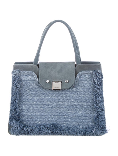 Jimmy Choo Raffia Rebel Tote