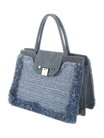 Jimmy Choo Raffia Rebel Tote