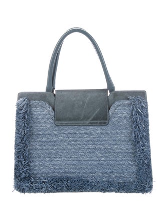 Jimmy Choo Raffia Rebel Tote