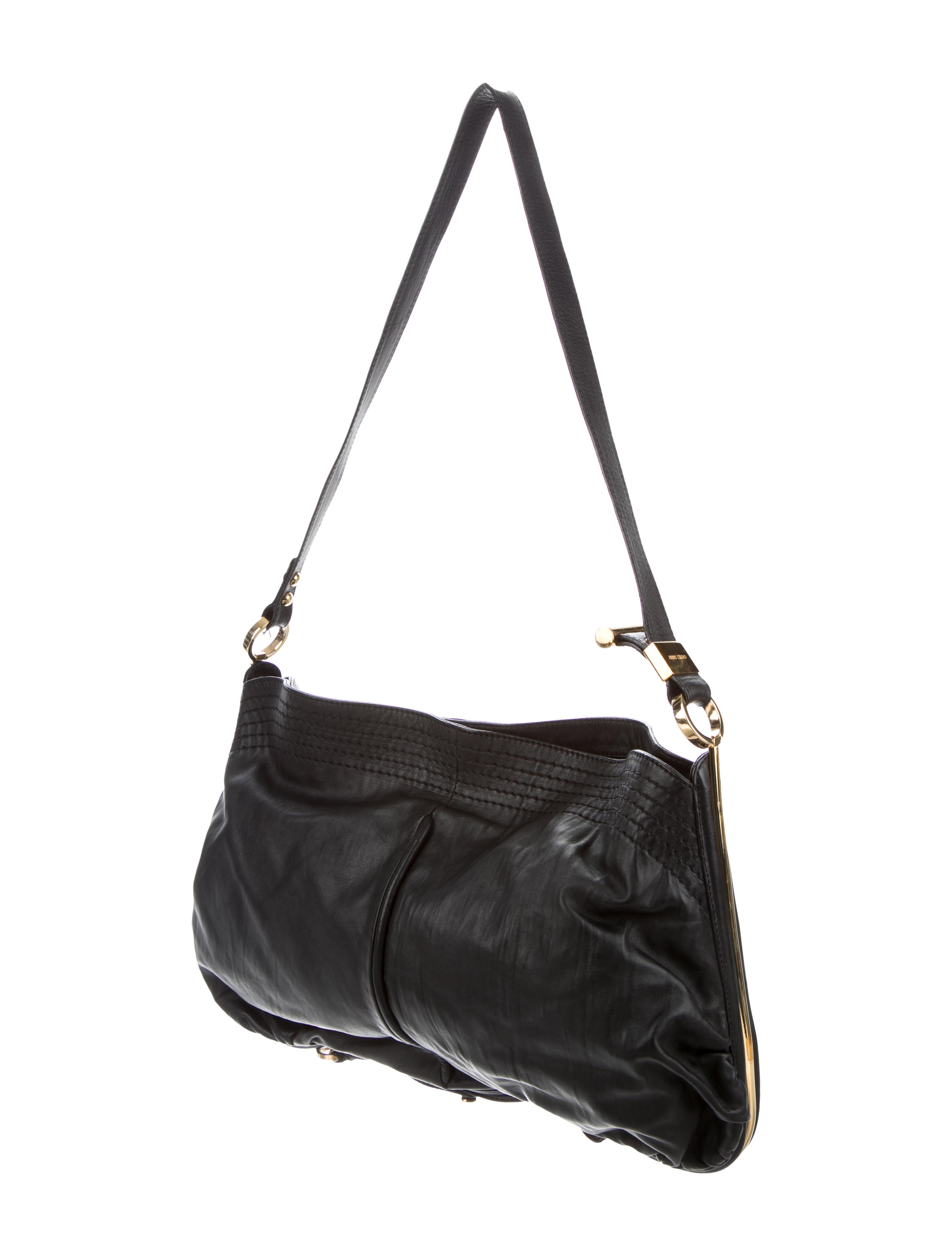 Jimmy Choo Large Leather Shoulder Bag Handbags JIM137347 The RealReal