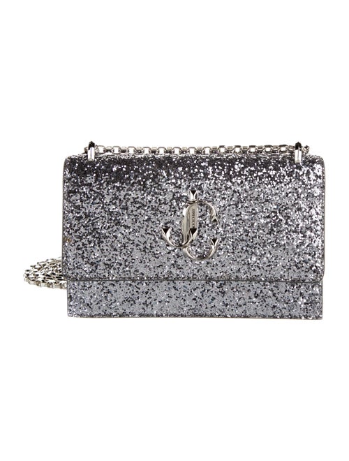 Jimmy Choo Glitter Bohemia Bag silver