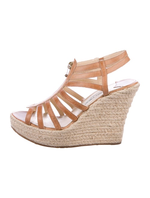 Jimmy Choo Leather Espadrilles