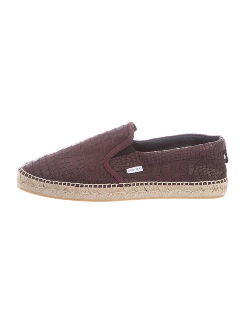 Jimmy Choo Nubuck Espadrilles Purple