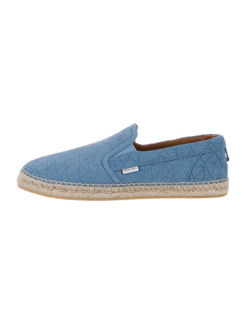 Jimmy Choo Nubuck Espadrilles Blue