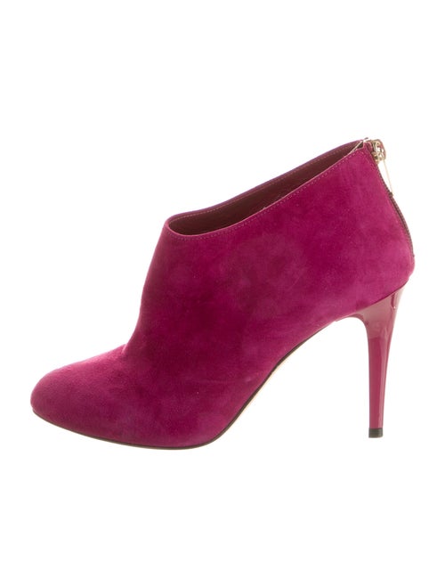 Jimmy Choo Suede Boots Purple