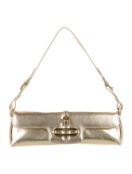 Jimmy Choo Mini Metallic Tulita Bag Metallic