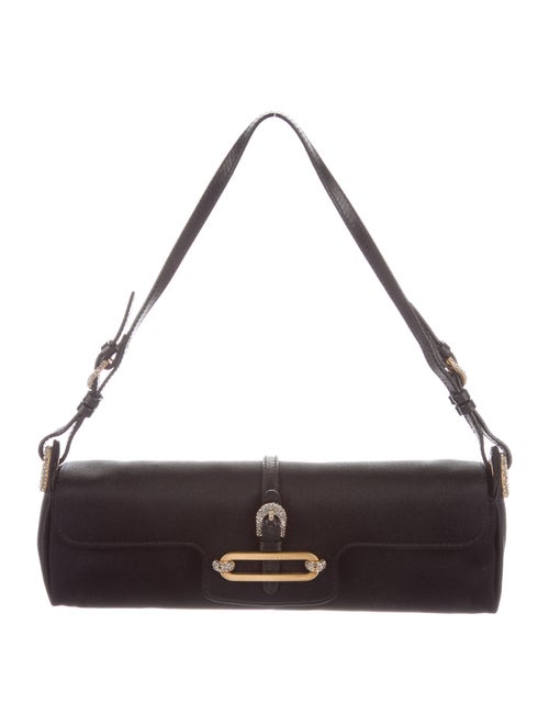 Jimmy Choo Satin Evening Bag Black