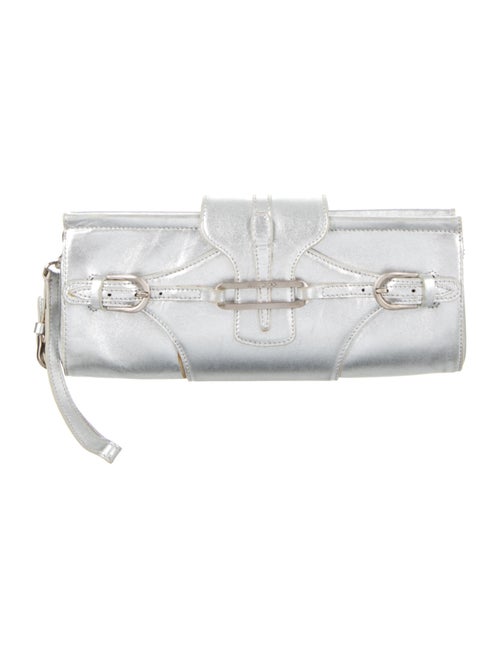 Jimmy Choo Metallic Tulita Clutch Metallic