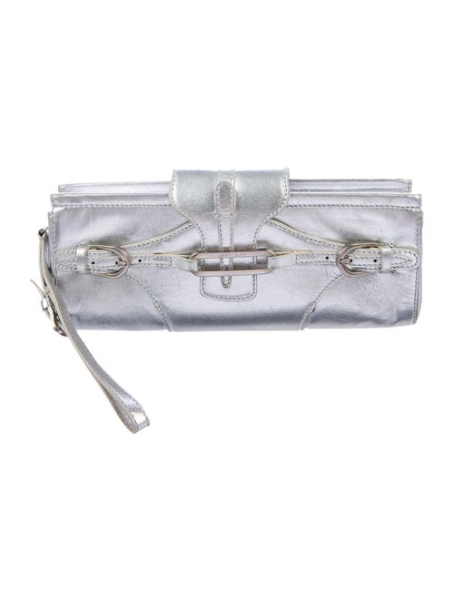 Jimmy Choo Metallic Ciggy Clutch Metallic
