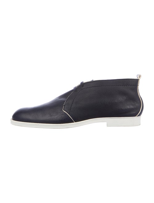Jimmy Choo Leather Derby Shoes Blue