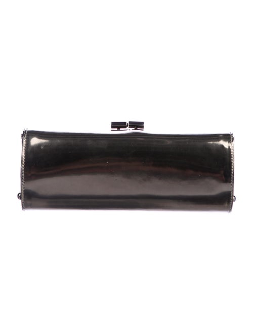 Jimmy Choo Metallic Leather Clutch Metallic