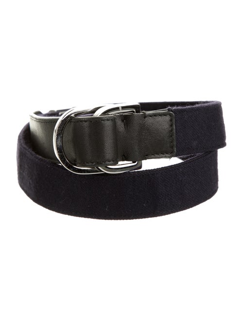 Jimmy Choo Navy D-Ring Belt Navy